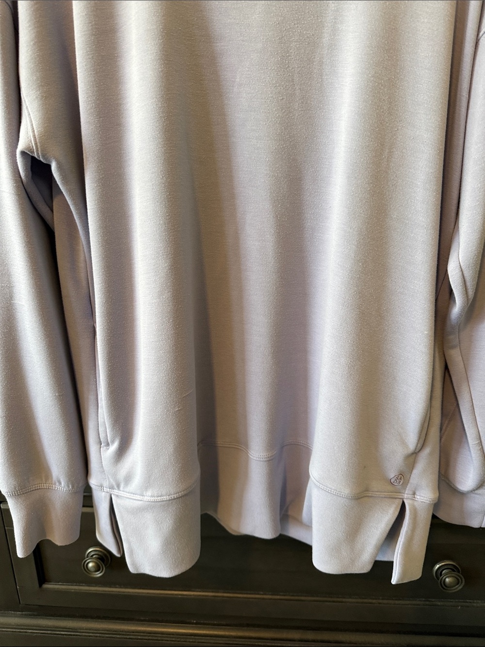 Women's Lavender Relaxed Crewneck Sweatshirt - Picture 5 of 8